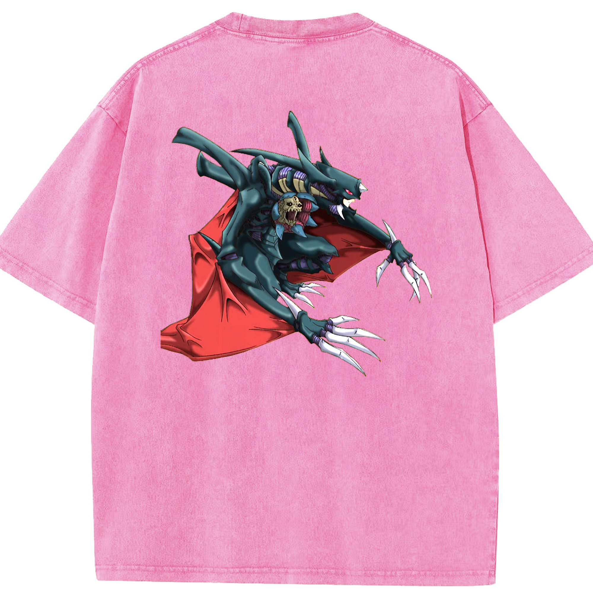 （画像用） 遊☆戯☆王 Yu-Gi-Oh! 綿100% ヴィンテージ風 半袖Tシャツ（背面プリント）